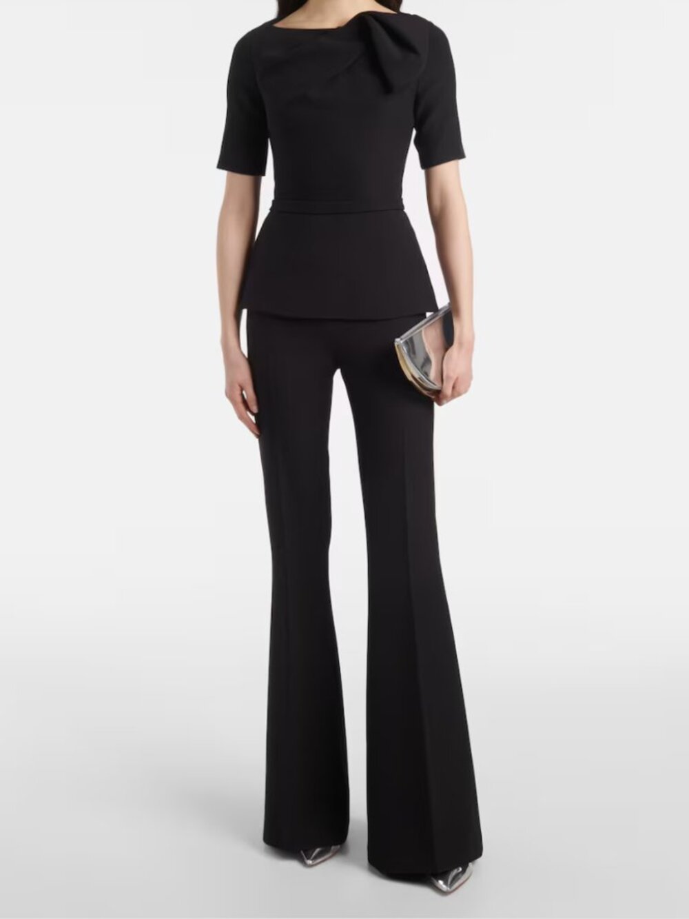 SAFIYAA Halluana high-rise flared pants, Work pants